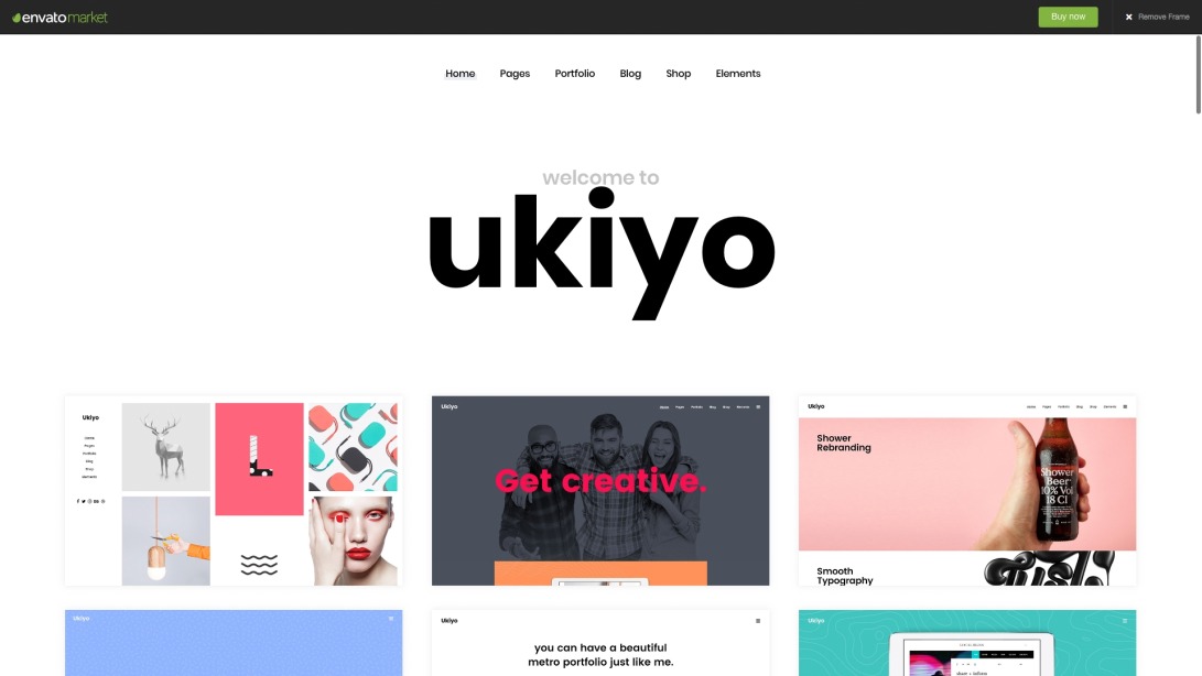 Ukiyo - A Fresh Portfolio Theme for Modern Agencies and Freelancers Preview - ThemeForest