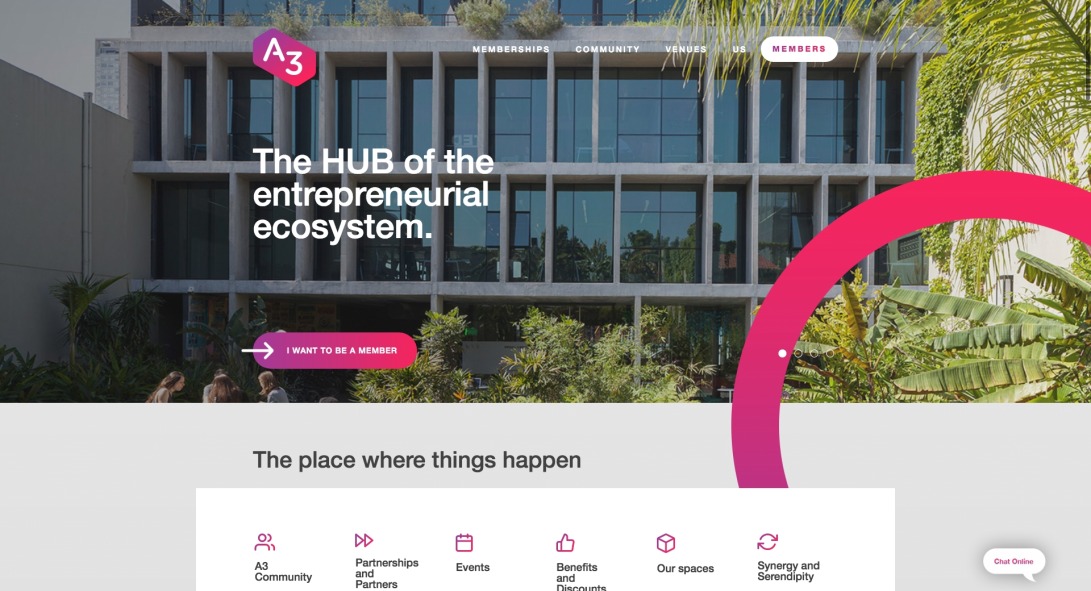 A3 / El hub del ecosistema emprendedor