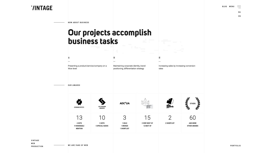 Vintage - strategic web agency