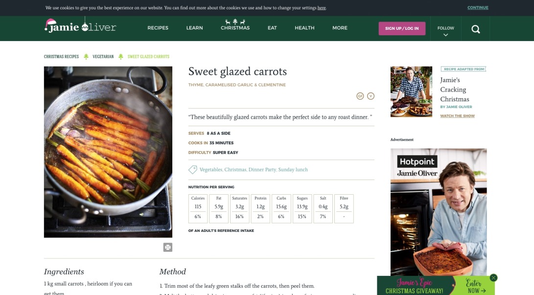Sweet Glazed Carrots | Vegetable Recipes | Jamie Oliver