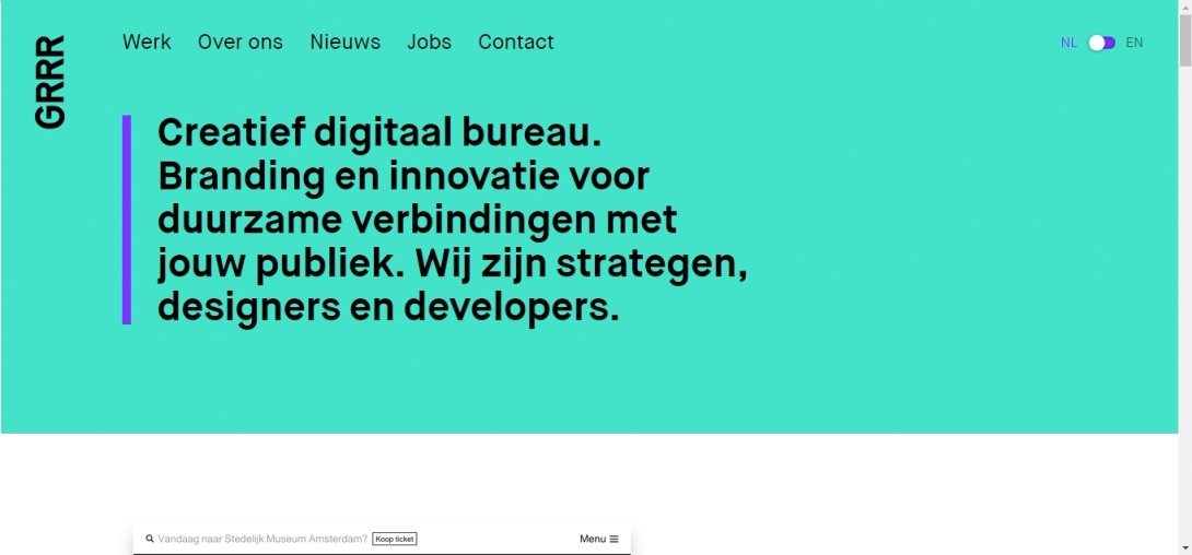 Grrr — Digital creative agency voor design, branding en innovatie.