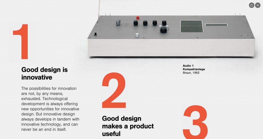 ‘Ten Commandments’ from ‘Dieter Rams: Ten Principles For Good Design’ by Shuffle | Readymag