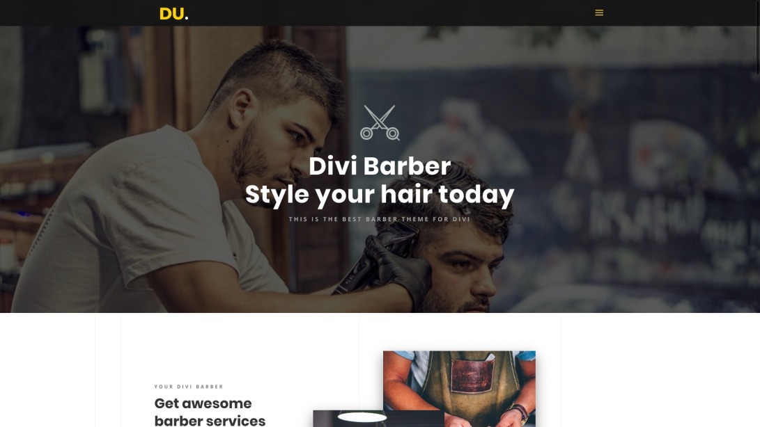 Barber | Divi Ultimate - Divi Child Theme