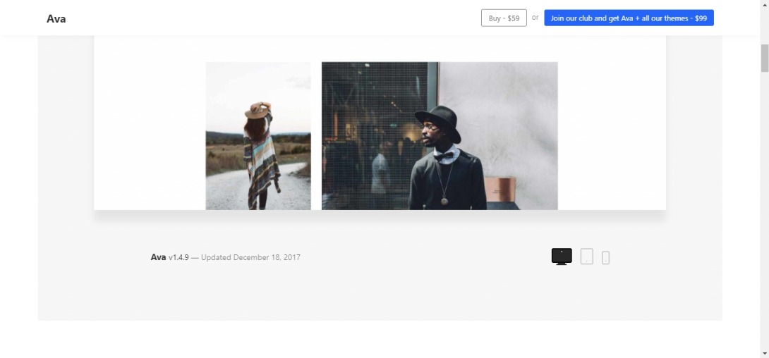Ava WordPress Theme — A WooCommerce WordPress Theme by ThemeBeans