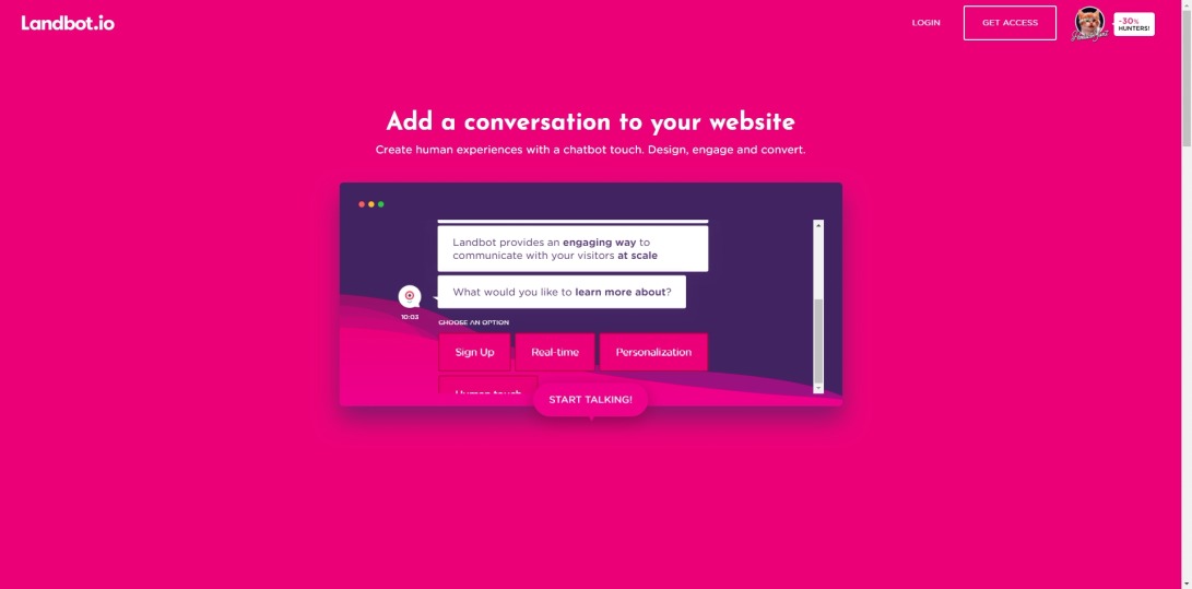 Landbot.io | Build Conversational Websites