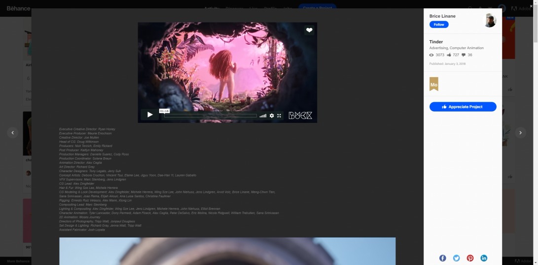 Tinder on Behance