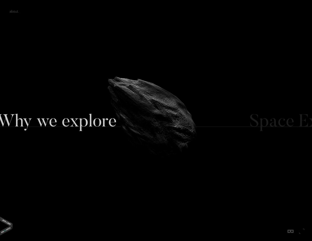 Why we explore - Interactive 3D space blog