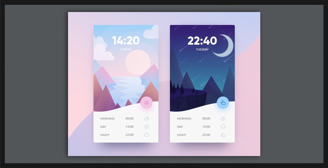 Weather App - Uplabs