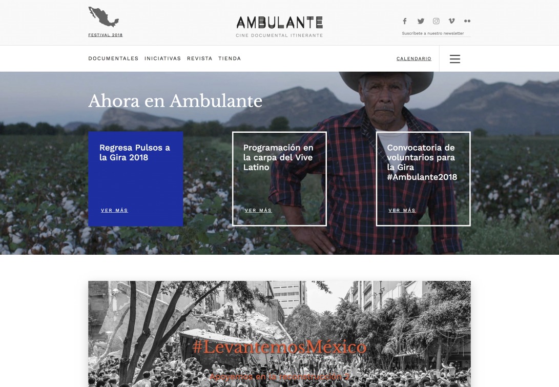 Homepage - Ambulante