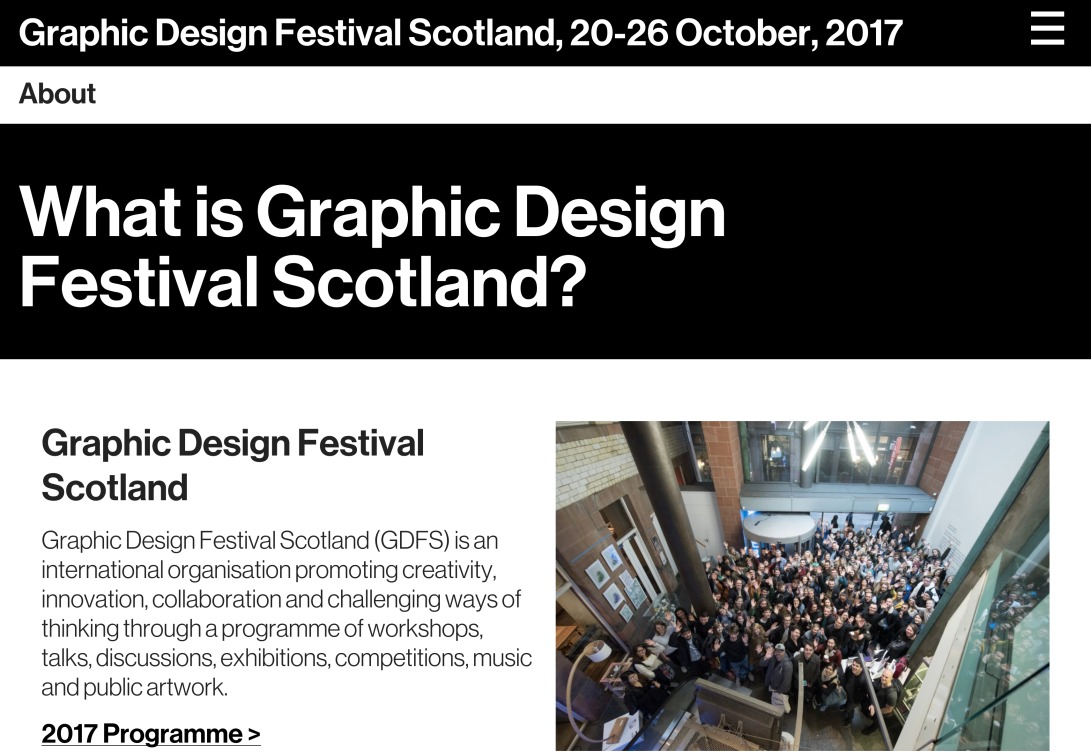 About - Graphic Design Festival Scotland