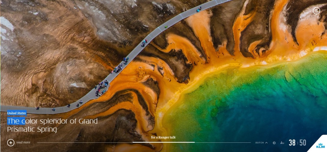 De kleurenpracht van Grand Prismatic Spring