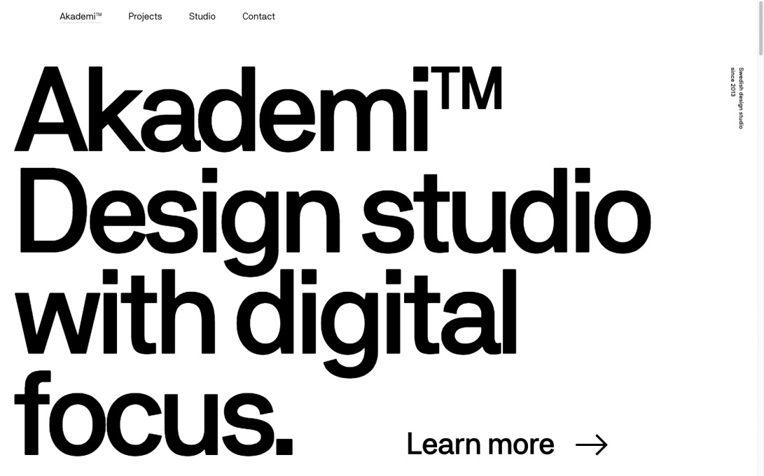 Akademi™ – Design studio with digital focus