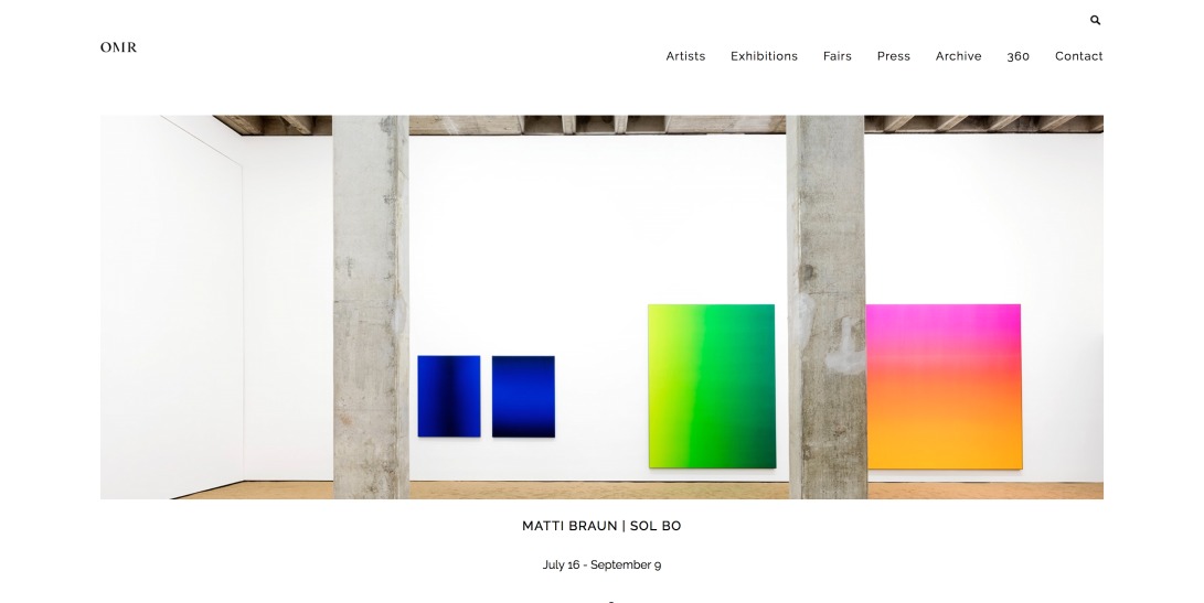 Galería OMR | Sitio Galería OMR