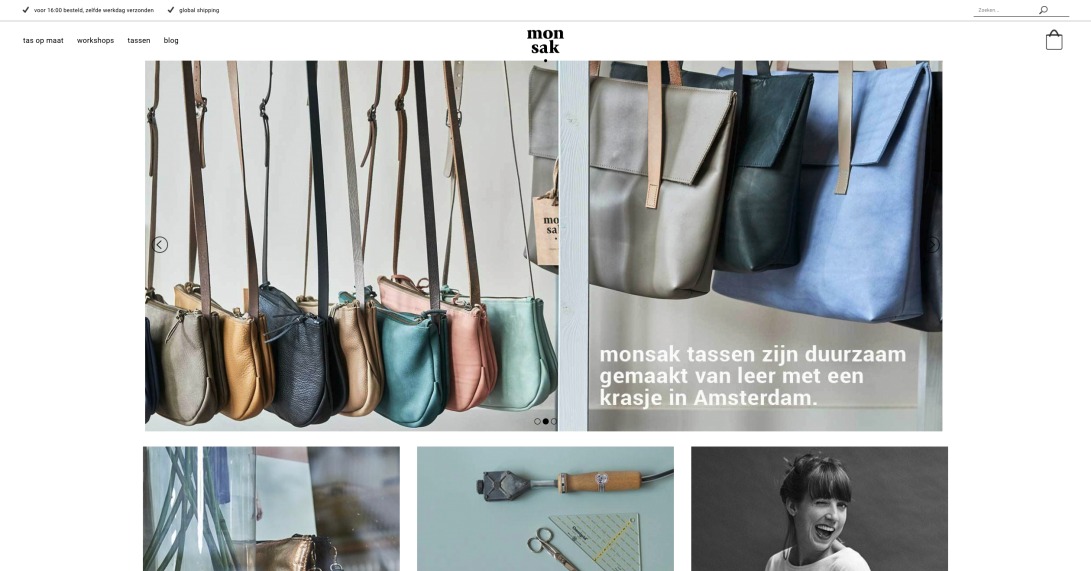 monsak • Handgemaakte leren tassen uit Amsterdam • Monsak