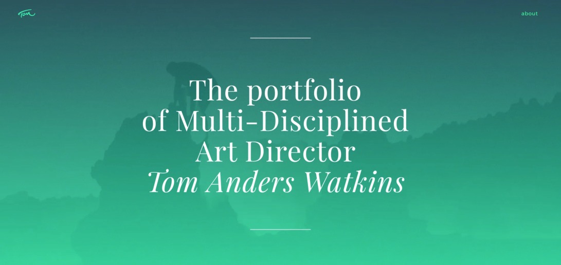 The Creative Portfolio of Tom Anders Watkins
