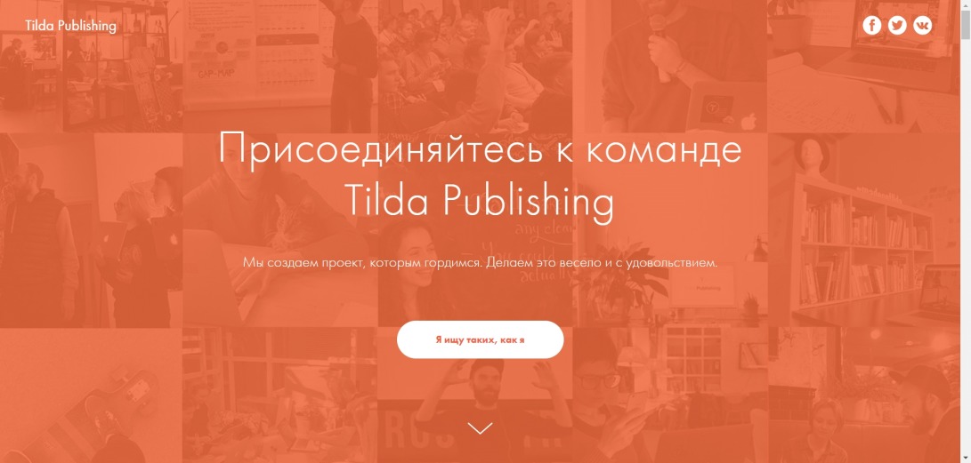 Вакансии Tilda Publishing