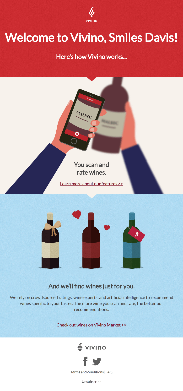 Welcome to Vivino - Really Good Emails