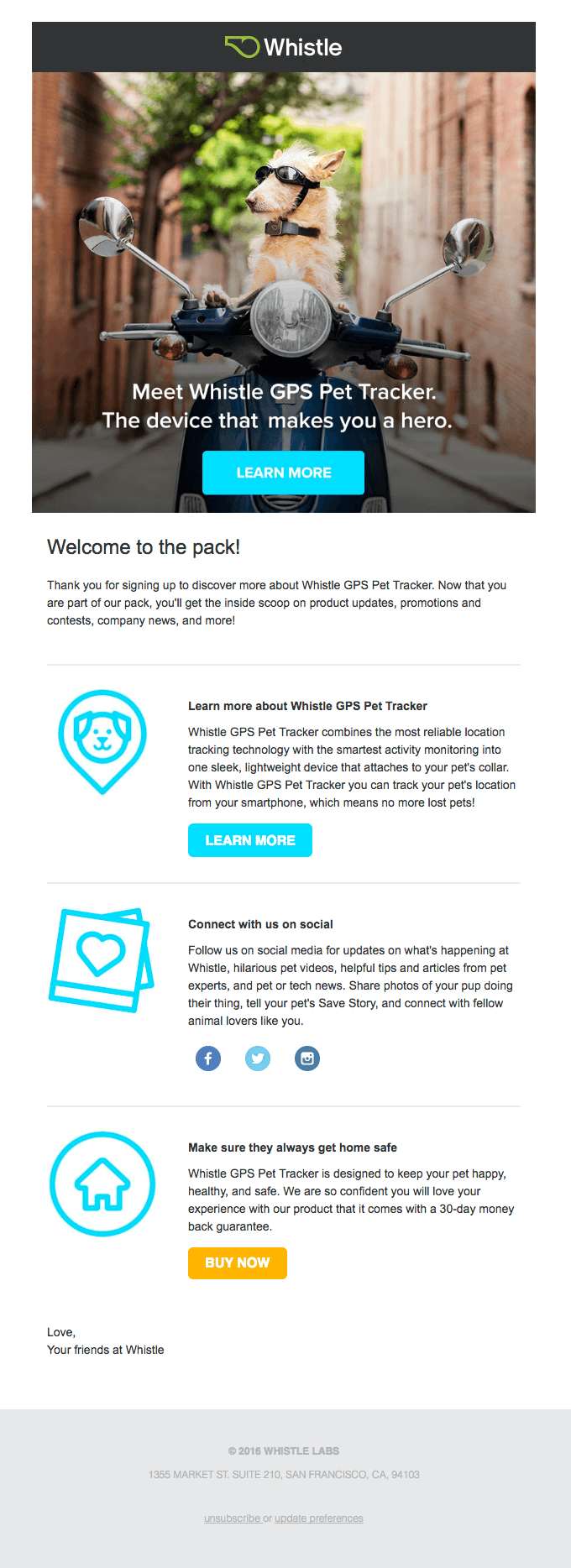Welcome to the pack! Thanks for signing up to learn more. - Really Good Emails