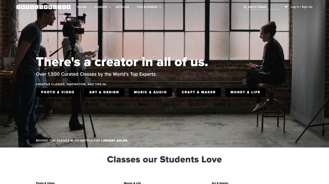 CreativeLive: Free Live Online Classes