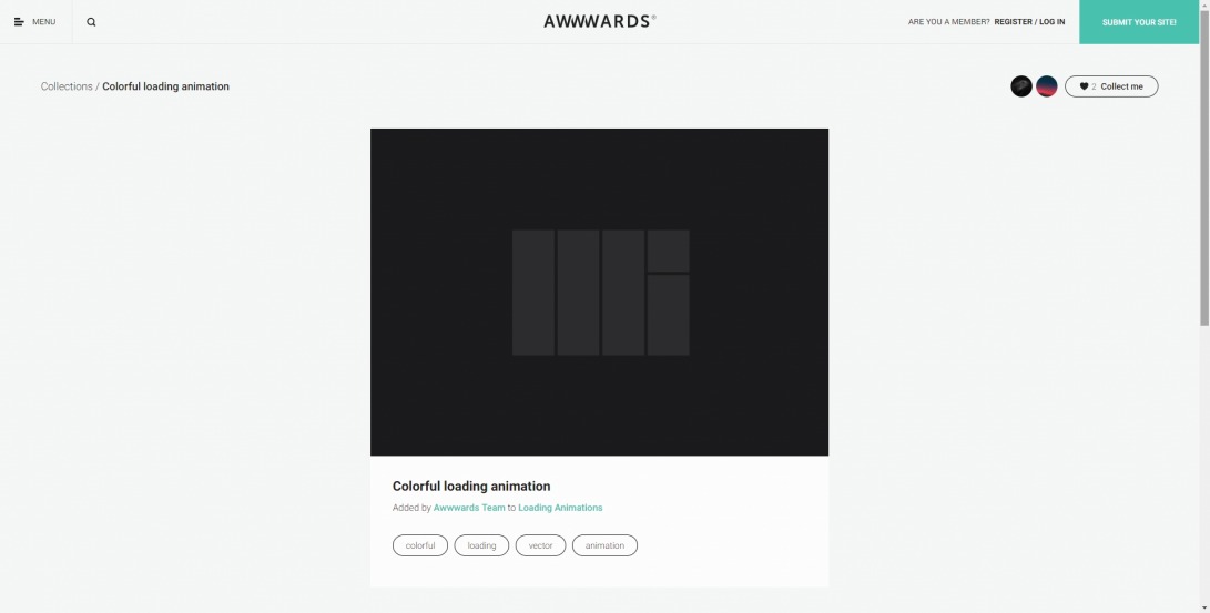 Colorful loading animation - Loading Animations - Awwwards