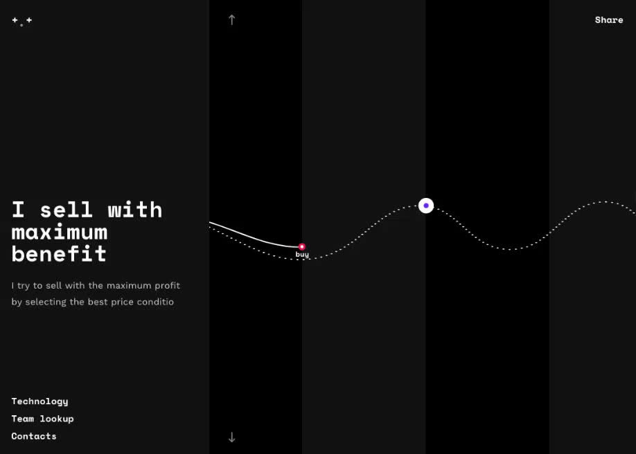 Crypton scroll-triggered navigation - The Best of Navigation - Awwwards