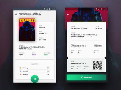 event app – Search – Savee
