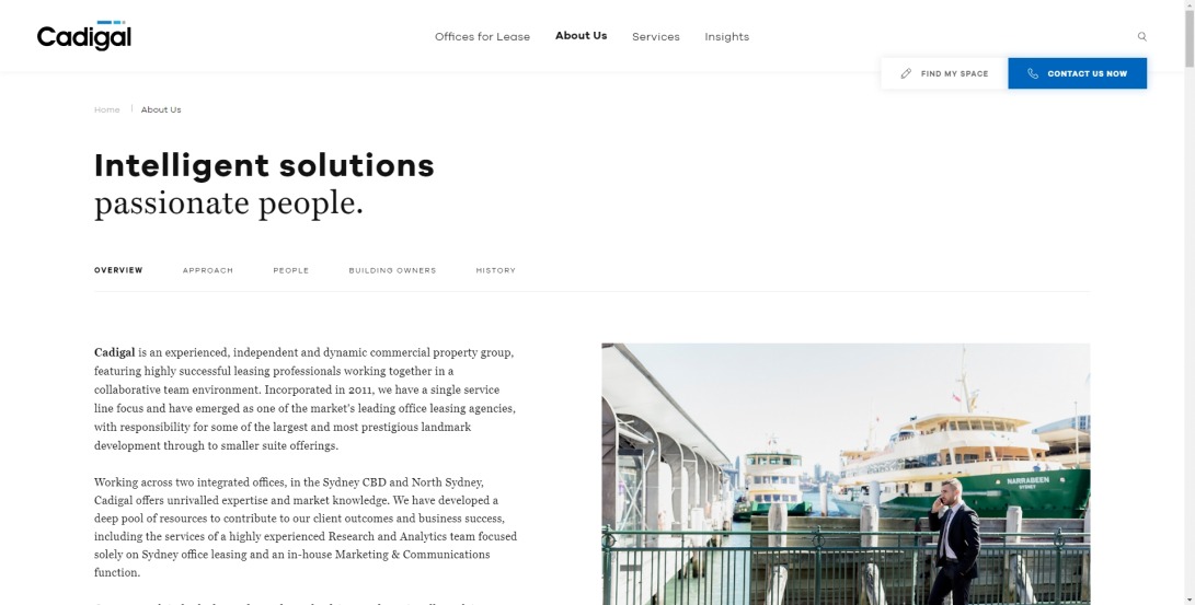 About Us | Cadigal | Pure Office Leasing Sydney
