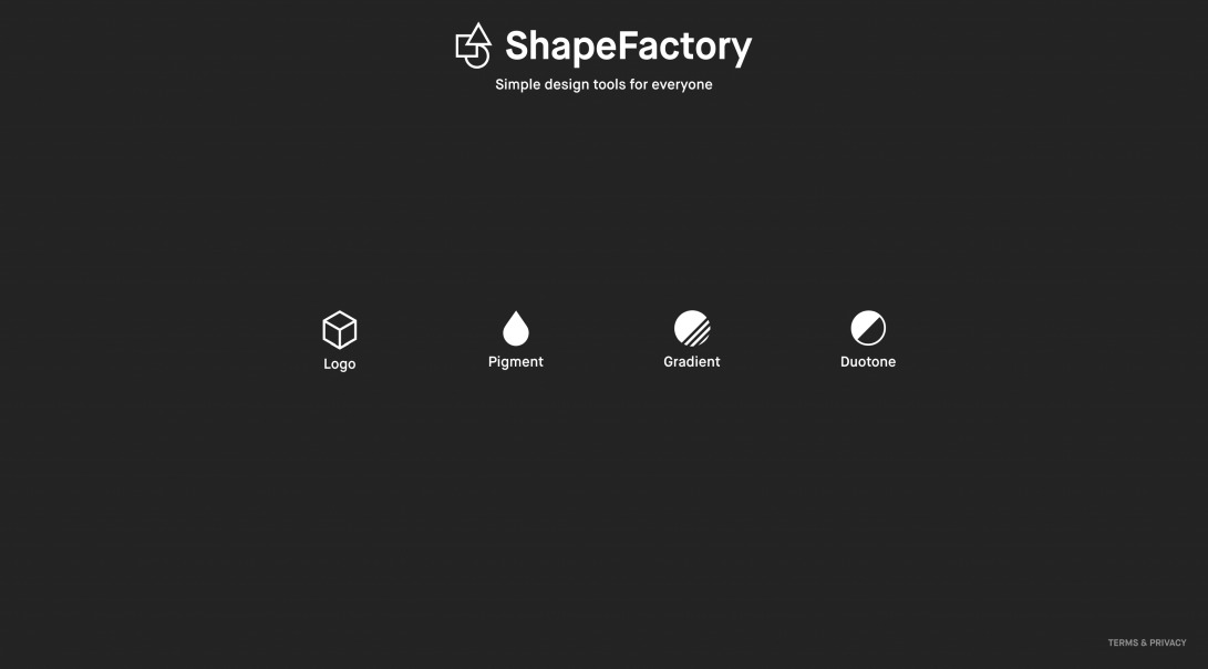 ShapeFactory | Simple tools to enrich creativity