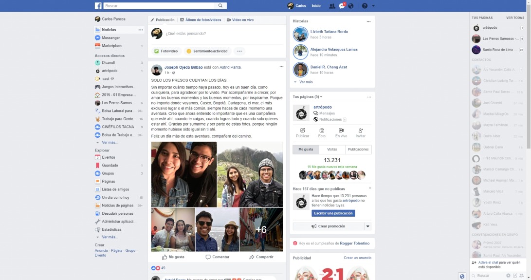 (1) Facebook