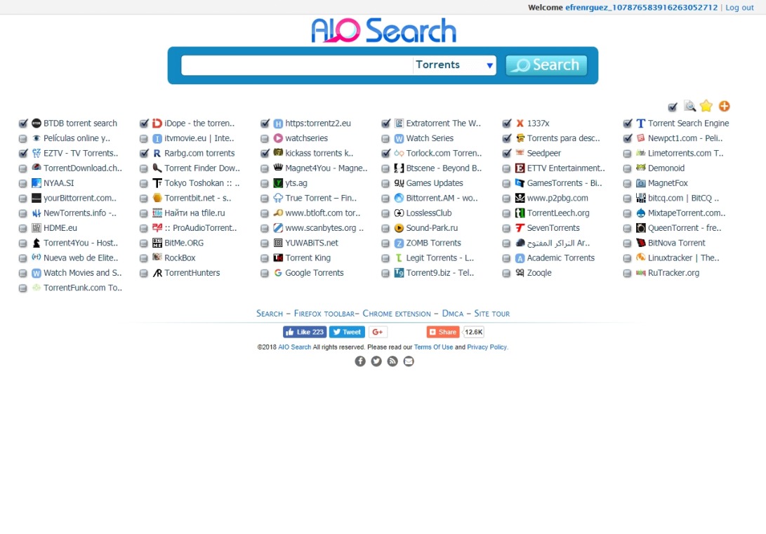 AIO Search - Search Torrents Sites - Awwwards