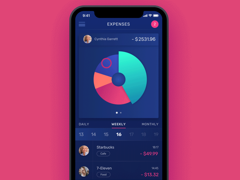 Finance App Interactions by tubik - Dribbble