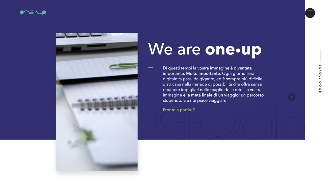 one up studio – studio creativo, realizzazione siti web e branding