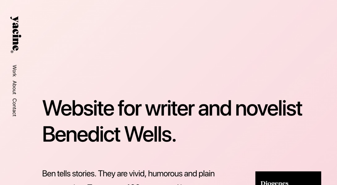Benedict Wells | Website for writer and novelist Benedict Wells.