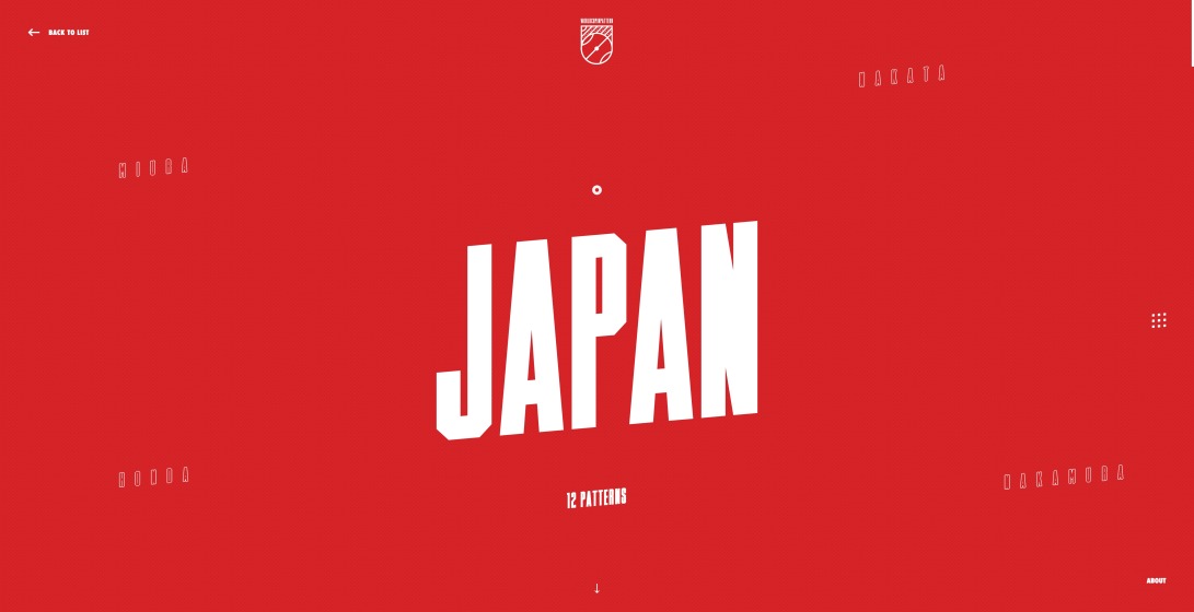 Japan 🇯🇵 - World Cup in Pattern