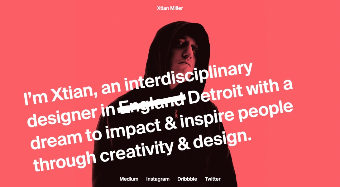 Xtian Miller | Designer, Writer, Coder
