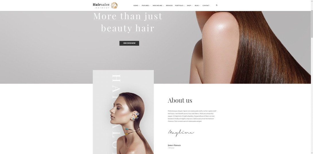 Homepage 02 – HairSalon
