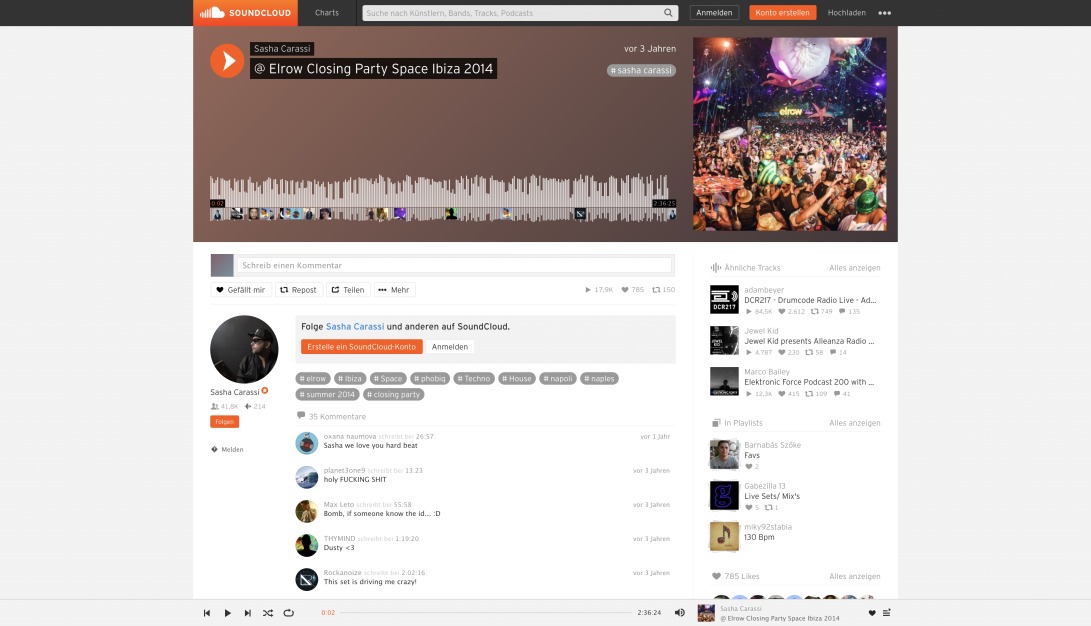 @ Elrow Closing Party Space Ibiza 2014 von Sasha Carassi | Kostenlos hören auf SoundCloud