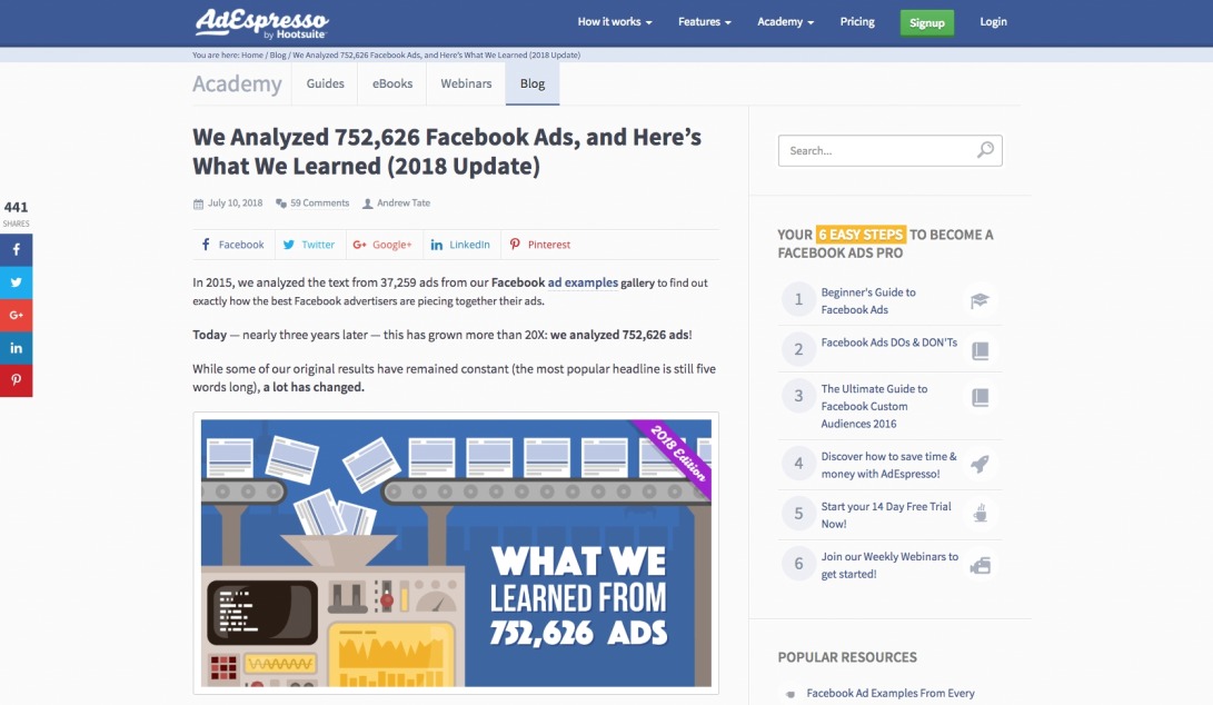 We Analyzed 752,626 Facebook Ads, and Here’s What We Learned (2018 Update)