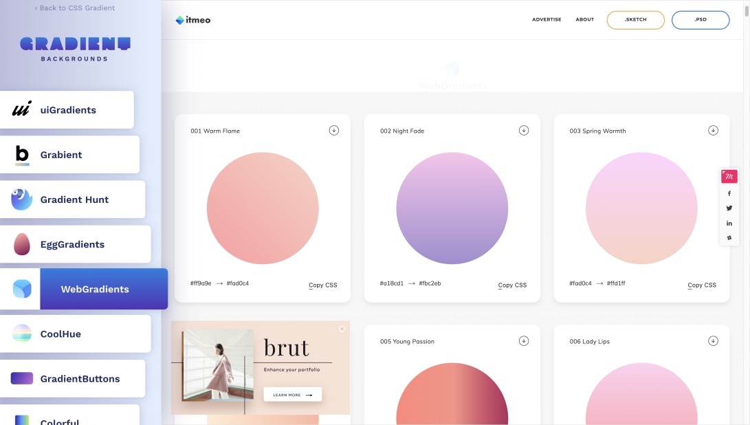 The Best Gradient Sites All in One Place