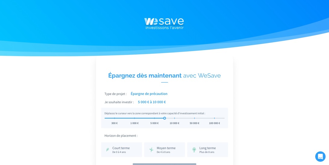 WeSave - La gestion d’épargne digitale pour votre patrimoine