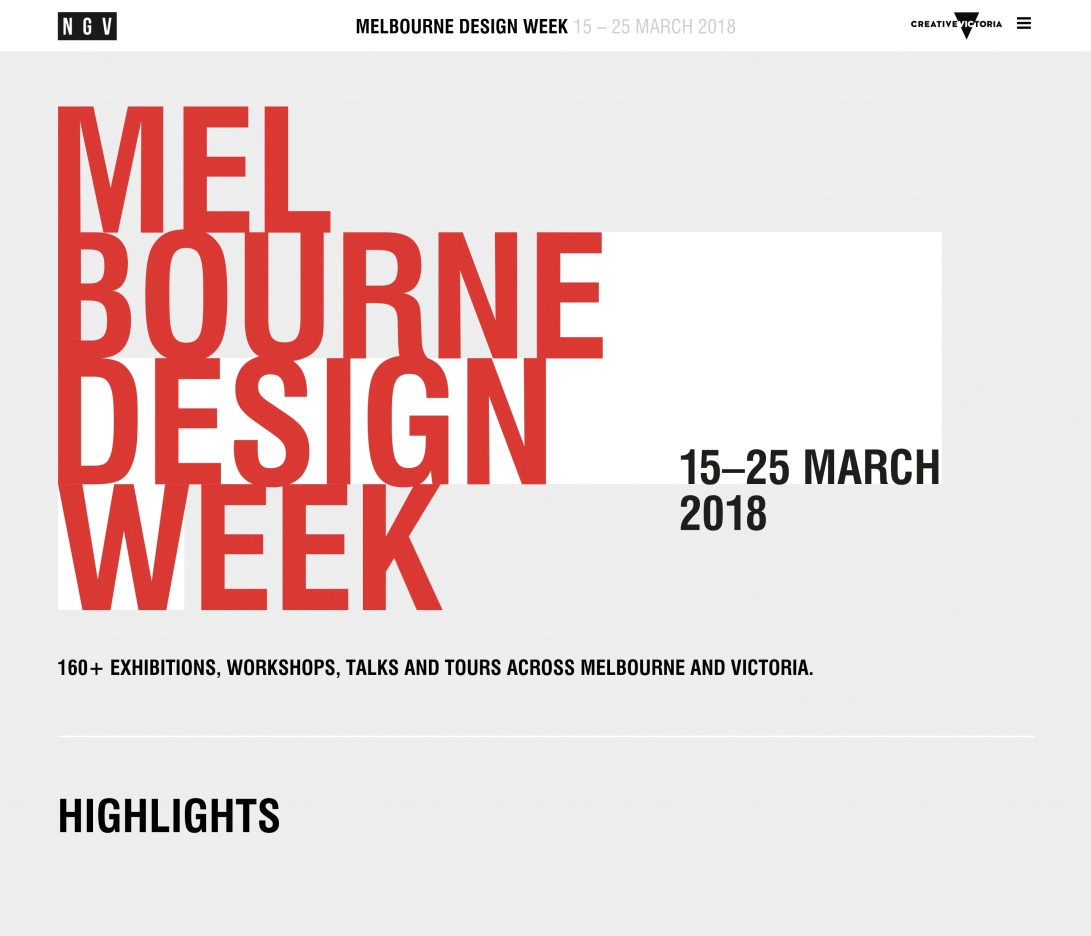 Melbourne Design Week | NGV