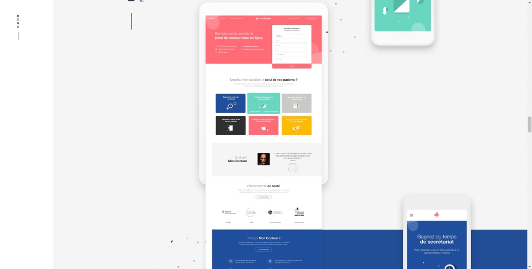 Designing minimalist ui and fresh web design with strong ux