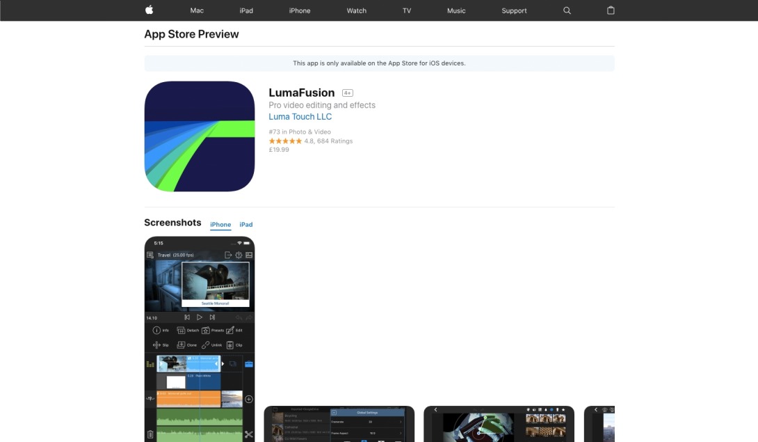 ‎LumaFusion on the App Store