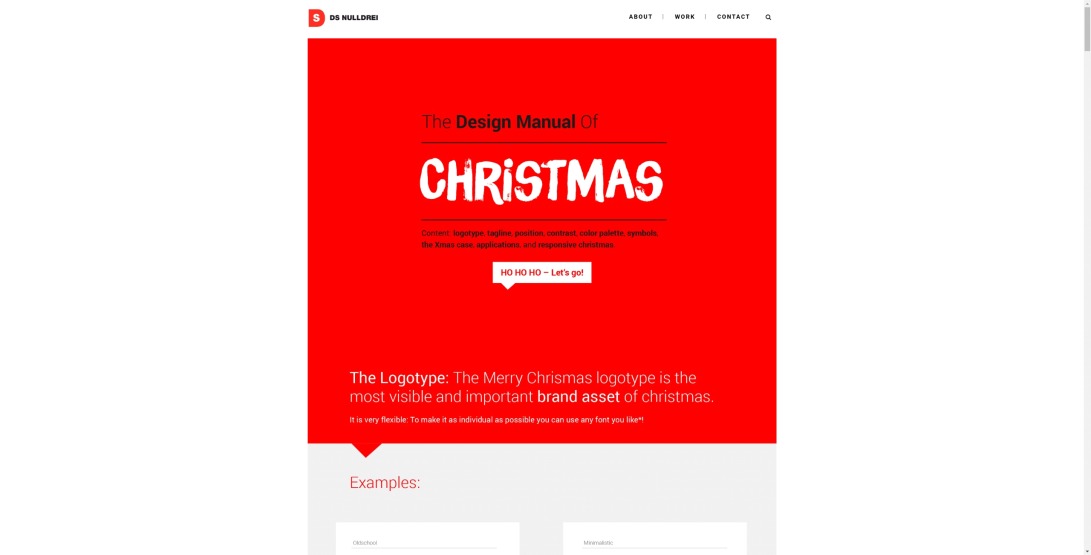 DS NULLDREI | Dirk Schächter | The Design Manual of Christmas