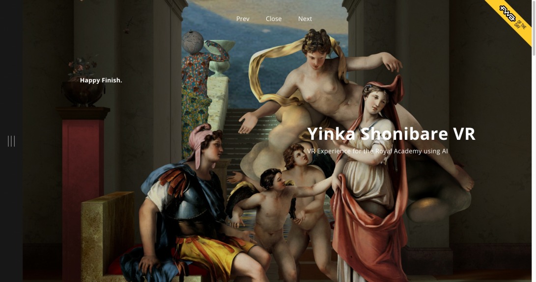 Happy Finish | Yinka Shonibare & Royal Academy VR