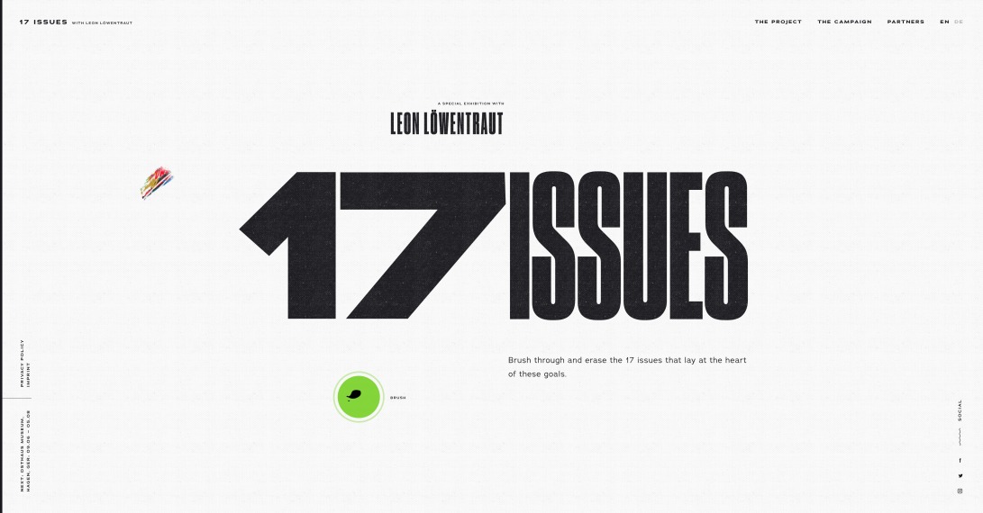 #Art4GlobalGoals – 17 Issues Interpreted by Leon Löwentraut in His Art