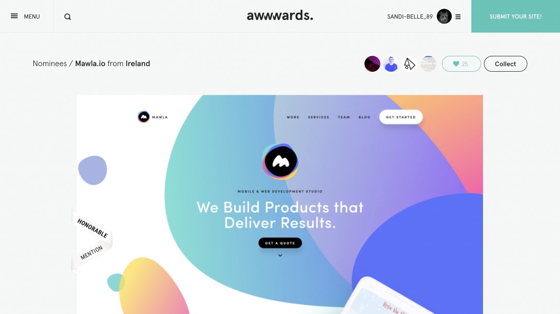 Mawla.io - Awwwards Nominee