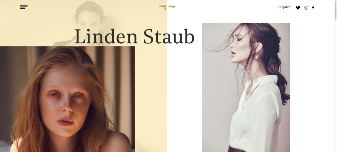 Linden Staub - a modelling agency by women, for women.