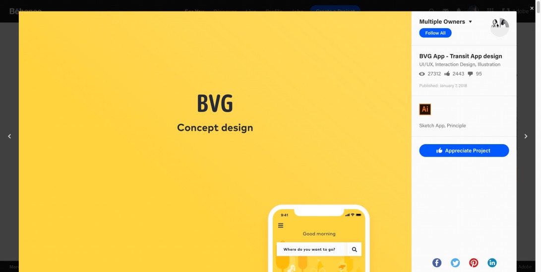 BVG App - Transit App design on Behance
