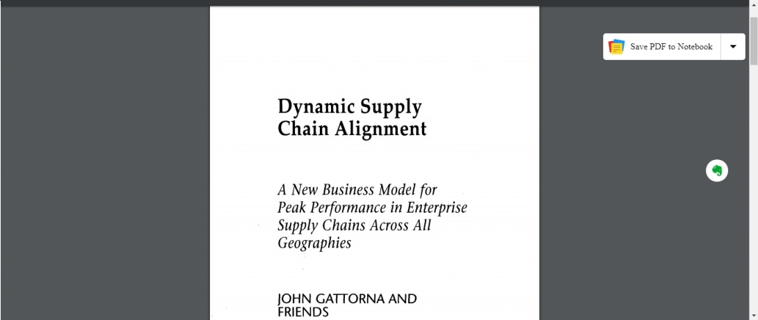 Dynamic Supply Chain Alignment _ John Gattorna